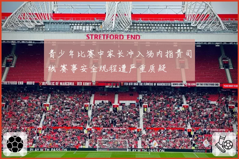 青少年比赛中家长冲入场内指责司线 赛事安全规程遭严重质疑